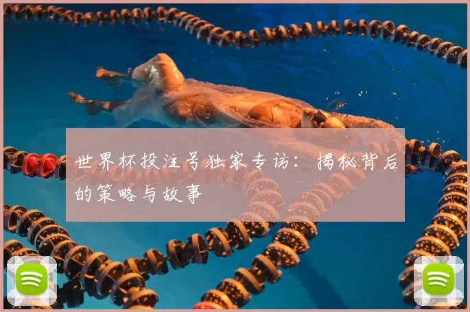 世界杯投注号独家专访：揭秘背后的策略与故事